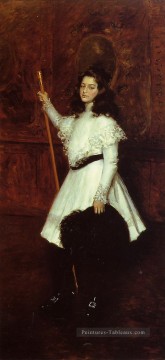 William Merritt Chase œuvres - Fille en blanc aka Portrait d’Irene Dimock William Merritt Chase